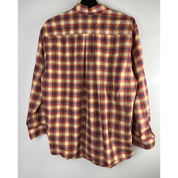 Ariat Pro Series Button Down Shirt LS Classic Stripe Western Cowboy Mens Size XL - Picture 5 of 8